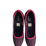 Puma Vintage Black Pink Tech Fabric Wedges Size 8.5 Photo 4