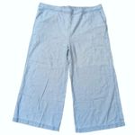 🆕 Susina Pants XL 14 16 Light Blue Wide Leg Chambray Denim Pull On Comfy NEW Photo 0