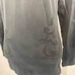Athleta  Ombre Grey & Black Quarter Zip Pullover Top Size Medium Photo 2