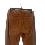 Women's Size 28 Corduroy Zip Up Hippie Boho Tan Skinny Pants Brown Photo 4