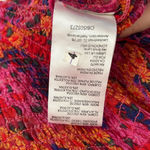 Free People  Back On Top Hot Pink Floral Print Smocked Puff Sleeve Medium Photo 7