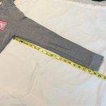 Next Level Apparel Obx Outer Banks, NC Gray Zip Up Hooded Sweatshirt Shark Flag Design Size Small Photo 9