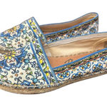 Brighton Lemony Loafers Shoes Espadrille Flower Floral Flats Size: 8 Photo 0