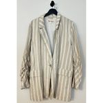 Free People  Fern Blazer in Dusty Beige Size Large Photo 4