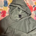 BCBGMAXAZRIA Sage Green Hoodie Photo 2