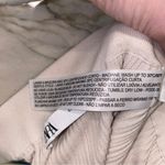 ZARA Off-White Gray Cream Ribbed Midi Pencil Skirt Iridescent Buttons Medium Photo 8