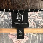 Derek Heart Black and Pink Floral Midi Dress Photo 1