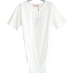 Lily White MARNI Italy Short Sleeve Blouse Stretch Popeline, Size US 2 EU 38 NWT Photo 14