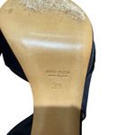 Albano Rich Blue Satin Strappy Heels Size 39 Eur 8.5 US Formal Italy Wedding Photo 7