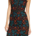 Chi Chi London Payge Halter Neck Lace Cocktail Dress black size 6 Photo 0