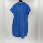 Frank & Eileen Lauren Heritage Jersey Polo Dress Blue Bird Size M Photo 7