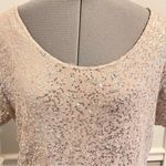 Victoria's Secret Victoria Secret T Shirt Dress SZ Supermodel Essentials Sequin Champaign Nude X-S Photo 1