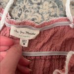 See You Monday Pink Maxi Dress with White Accents Photo 2