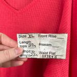 Anthropologie by Womens V-Neck Coral Pink Waffle Knit long sleeve Sweater XL Photo 11