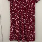 Old Navy  Floral Red Women's Dress Photo 1