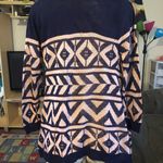 Say What? Say What?pink and dark blue cardigan for women Photo 6