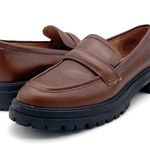 Madewell  The Bradley Lugsole Loafer English Saddle Brown Leather Women’s Size 9 Photo 13