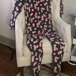 Jenni intimates gray macaron desert tall are you Footy one piece pajama Photo 0