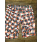 Cracked Wheat Red Blue Box Plaid Golf Shorts Size 6 Photo 6