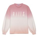 Rails Reeves Pink Peach dip dye sweatshirt NWT Size Small Photo 2
