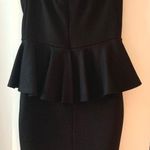 Seductions Black Peplum Dress Photo 1