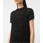 ALLSAINTS ππ Alyse Jumper Dress ~ Black Crochet Photo 4