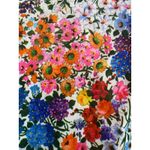 None 70s Vibrant Floral Print Flutter Sleeve Maxi Dress Photo 4