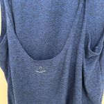 Beyond Yoga  Blue Open Back Tank Top Photo 4