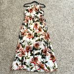 Code Floral Halter Maxi Dress Red Photo 1