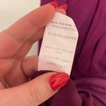 TRENDYOL MİLLA Plum Carmen Collar Midi Dress Off the Shoulder Ruffle Size 40/L Size L Photo 6