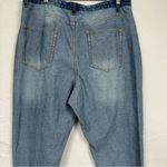 Nasty Gal  Mom Jeans Womens 14 Two Sides To Every Story 2 Tone Denim Blue Photo 5