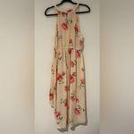 Torrid Women’s Ivory Floral Georgette Goddess Tunic Tank Top Hi Low - Size Large Photo 4