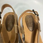 Bussola Fabia Strappy platform sandals tan brown leather women’s size 38 casual Photo 3
