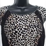 Katherine Kelly animal print mesh dress Black Size 6 Photo 3