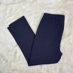 Derek Lam 10 Crosby Pinstripe Pants Midnight MU Blue Size 10 NWT‎ Photo 10