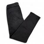 Old Navy  Rockstar Mid Rise Skinny Jeans Black Whiskering Women's 10 Photo 4