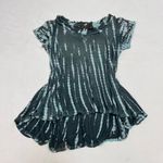 Raya Sun  Teal Tie-Dye Blouse   Photo 0