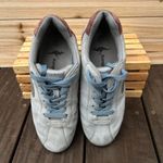 Blue Grey Kangaroos Suede Leather Low Top Sneakers Trainers Gray Size 6.5 Photo 2