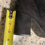 Marc Fisher Balli Black Suede Pointed Toe Block Heel Ankle Boots Size 8 Wide Photo 5