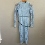 Pretty Little Thing Pretty Little‎ Things Dusty Blue Lace Dress Size 0 NWT Bodycon Photo 2