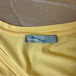 Vince  V Neck Yellow Long Sleeve Top Photo 5