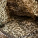 XOXO  Women's Satchel‎ Handbag Dark Cognac with Heart Charm Photo 9