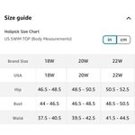 Holipick High Neck Tankini Top Black Size 20W New With Tag Photo 2