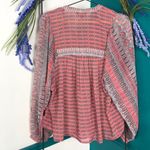 Lucky Brand  print boho top with mixed print Photo 4