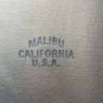 Brandy Melville Malibu California USA Cropped T-Shirt White Long Sleeve FLAW OS Photo 2