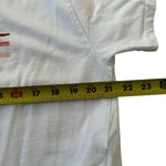 Rip Curl White Printed Crop T-shirt Women Size Medium | 6-36 Photo 6