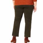 Coldwater Creek Corduroy Pants Mid Rise Stretch Olive Green Women’s Size 18W Photo 4