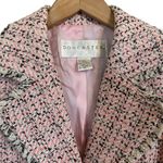 Doncaster Blazer Silk Blend Tweed Long Sleeve Multi-Color Women’s Size 10 Photo 1