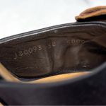 Giuseppe Zanotti Vintage Y2K Leather Flower Silk Platform Mule Sandal Heel Black Photo 11