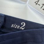 J.Crew Pants Womens 2 Blue Dannie Skinny Ankle Zip Back High Rise Career Photo 5